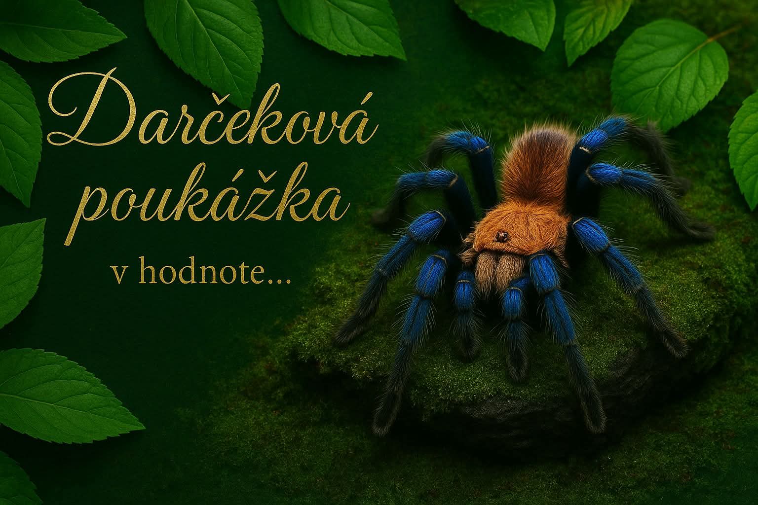 Darčeková poukážka, vami zvolená hodnota aj venovanie.